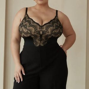 Pinsy | Sculpting Lace Shapesuit NWT